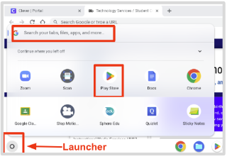 File menu is found through the Launcher icon (which is the circle) at the lower left corner of the screen.