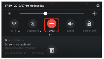 Grandstream Do not disturb mode