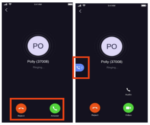 Answer incoming calls and switch between calls.