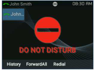 Grandstream teacher phone do not disturb.