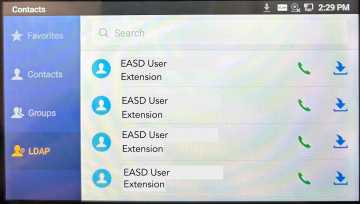 Grandstream directory