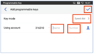 Grandstream program keys