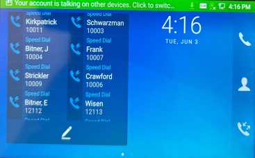 Wave app - Switch to desk phone