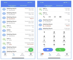 Wave Mobile- Make a call screen